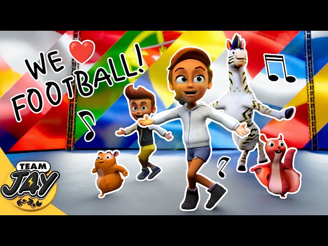 NEW! ⚡ WE ❤️ FOOTBALL! Team Jay's New Euro Hit ⚽🎵 | Team Jay by Juventus 🕺🏻
