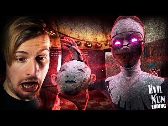 WHY DOES THIS GAME SCARE ME SO MUCH. || Evil Nun Gameplay (ENDING)