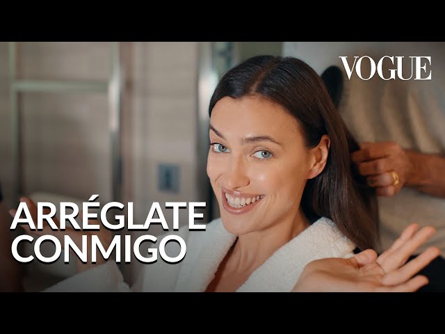 Irina Shayk se prepara para la pasarela de Armani |Arréglate con Vogue| Vogue México y Latinoamérica