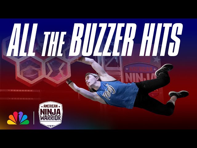 Top 5 Races With Incredible Buzzer Hits | American Ninja Warrior | NBC