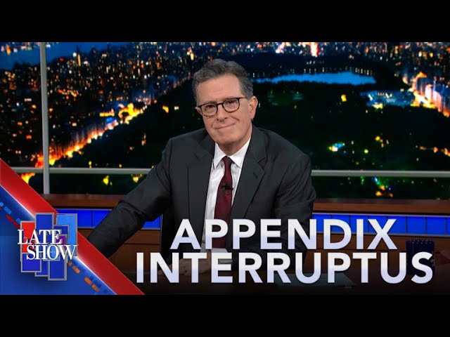 The Story of Stephen Colbert’s Ruptured Appendix