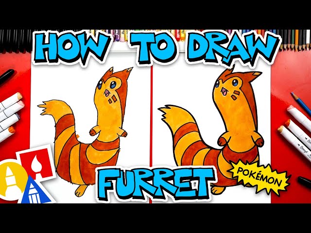 How To Draw Furret Pokemon