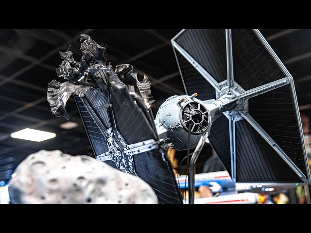 The Difficulty In Making a Battle-Damaged TIE Fighter