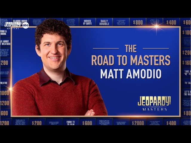 The Road to Masters: Matt Amodio | Jeopardy! Masters | JEOPARDY!