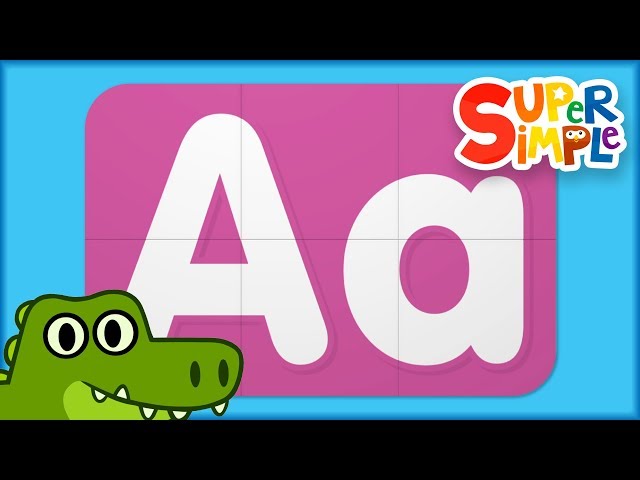 Learn Letter A | Turn And Learn ABCs | Super Simple ABCs