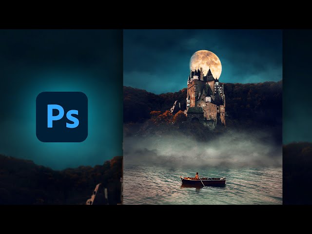The Creation of Photo-manipulation: Mystery Castle | Photoshop Compositing Tutorial