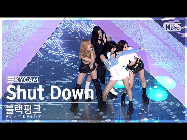 [항공캠4K] 블랙핑크 'Shut Down' (BLACKPINK Sky Cam) @SBS Inkigayo 220925