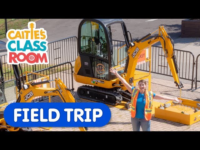 Let's Play At Diggerland | Caitie's Classroom Field Trip | Construction Vehicles For Kids