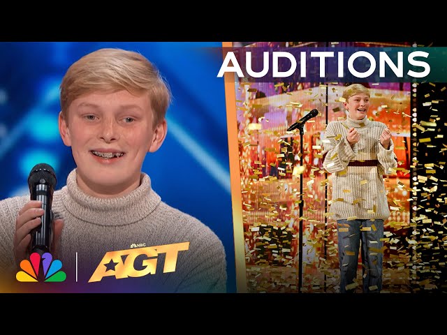 Reid Wilson Receives The GOLDEN BUZZER For "You Don't Own Me" | Auditions | AGT 2024