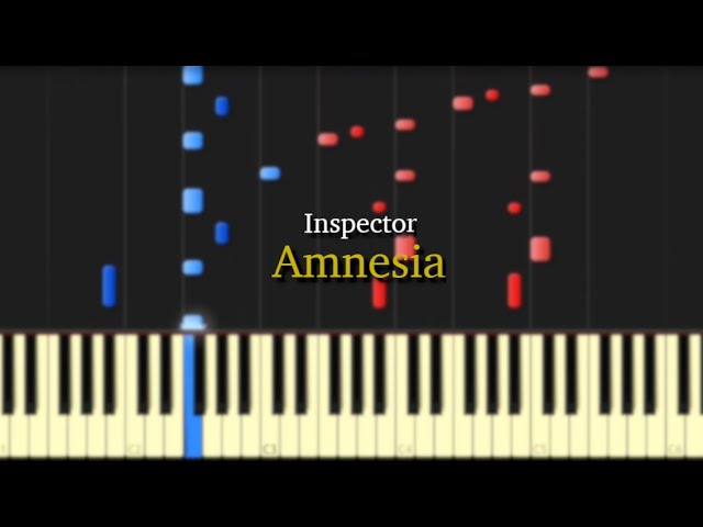 Amnesia (Inspector) / Piano Tutorial