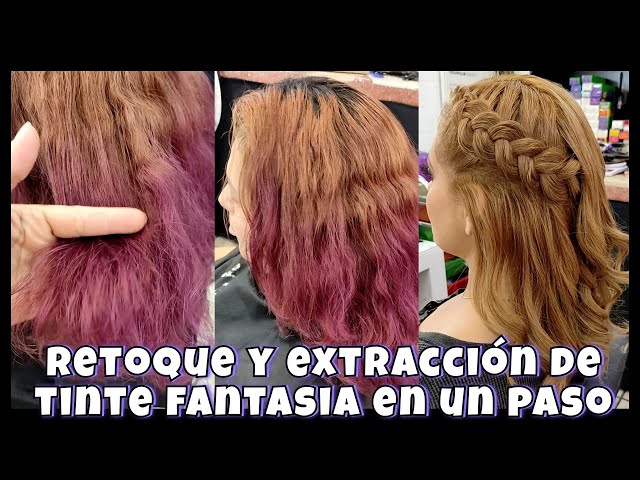 quitar tinte fantasia paso a paso / Lilyymakeuup