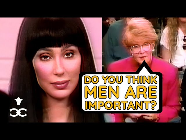 Does Cher think men are important?