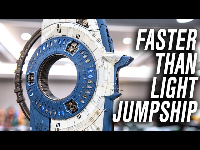 Faster-Than-Light Jumpship Model from Foundation!