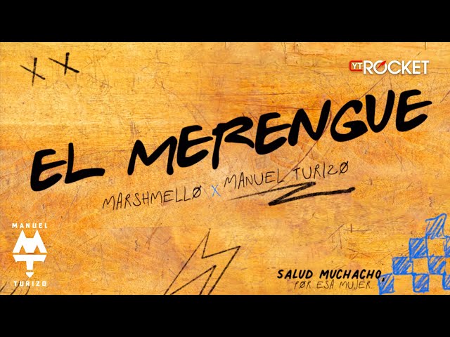 El Merengue - Marshmello x MTZ Manuel Turizo | Video Lyric