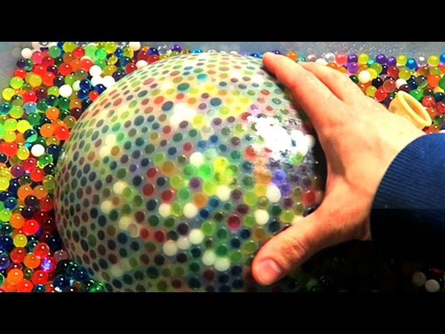 How To Make the World's Biggest Waterball Orbeez Stress Ball CHALLENGE!
