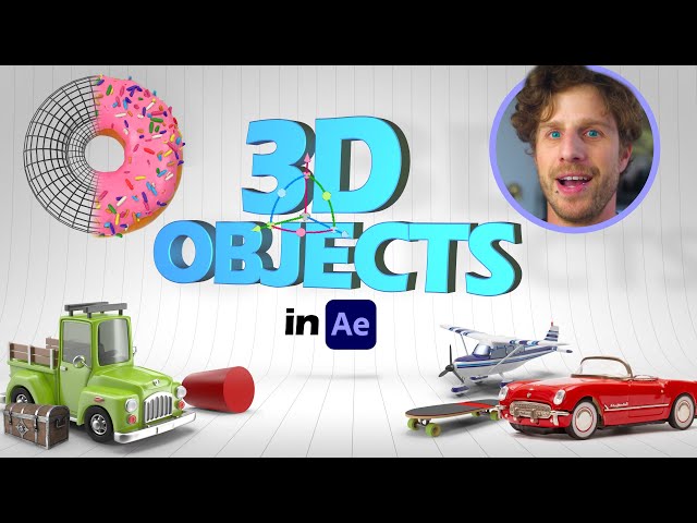 3D Model Import in After Effects - New Feature 2023