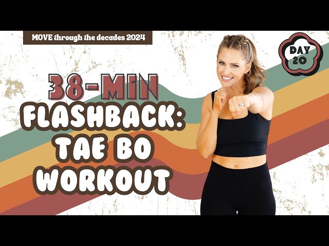 38-Minute Flashback Tae Bo Workout: Classic Cardio Kickboxing Session - MOVE DAY 20