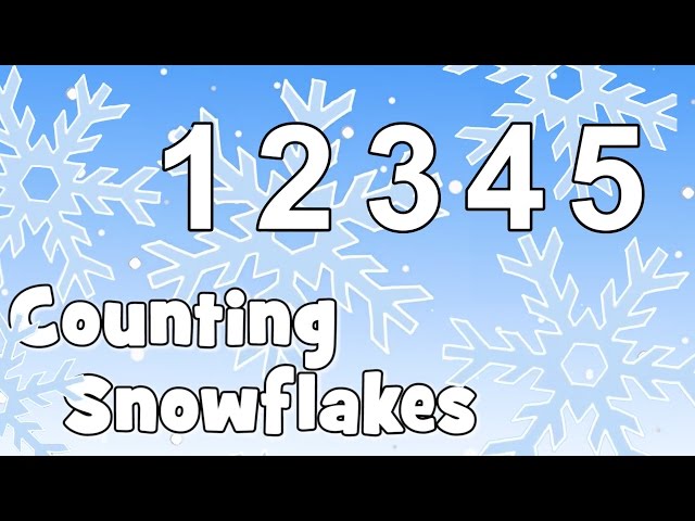 Counting Snowflakes | Christmas Songs for Kids