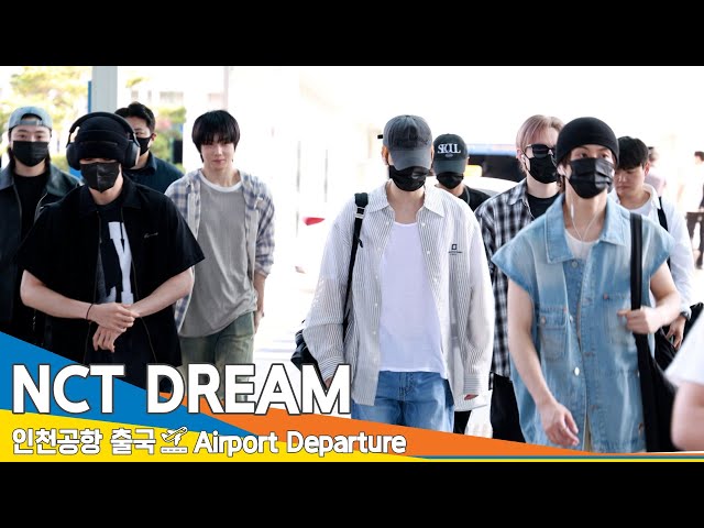 [4K] 엔씨티드림, 인천국제공 출국✈️NCT DREAM Airport Departure 2024.6.21 Newsen