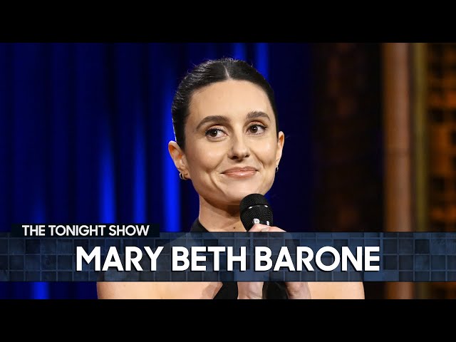 Mary Beth Barone Stand-Up: Oppenheimer, Straight Men | The Tonight Show Starring Jimmy Fallon