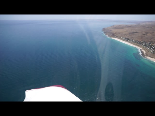 Flying a 360 Degree turn after taking off from Aldinga Airfield  on 24-5571