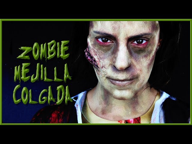 Tutorial maquillaje Zombie con mejilla colgando  | Silvia Quiros