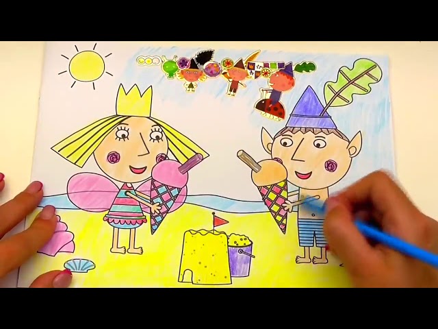 Ben and Holly’s Little Kingdom Colouring In Pages Colouring books