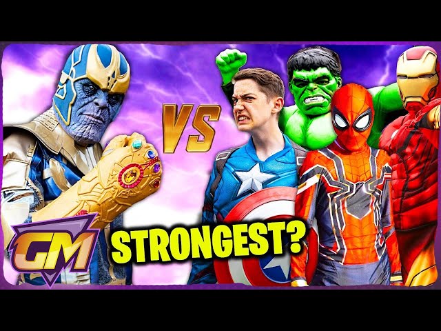 Avengers Kids Vs Thanos - Who Is The Strongest?