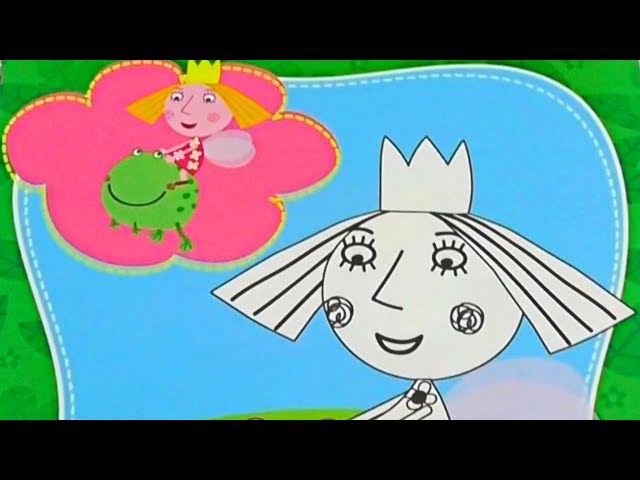 Ben And Holly ! Holly loves to ride a toad ! Coloring Page !