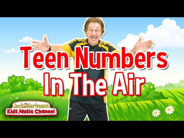 Teen Numbers in the Air | Jack Hartmann