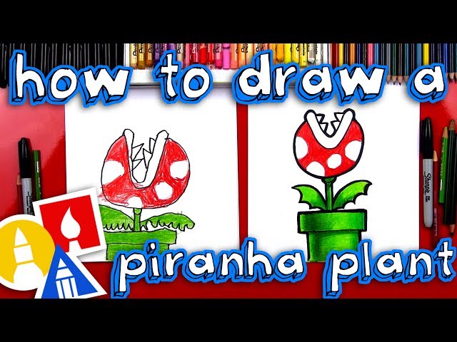 How To Draw A Mario Piranha Plant