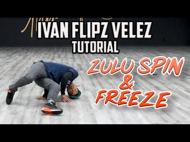 How to do the Zulu Spin Into a Freeze (Breaking/B-Boy Dance Tutorials) Ivan Flipz Velez | MihranTV