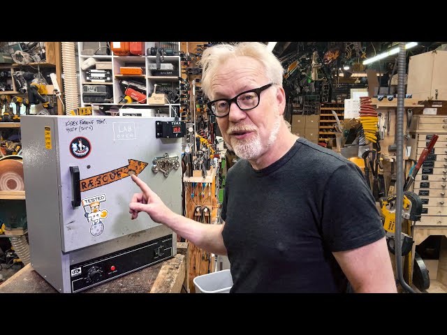 Adam Savage Upgrades His Lab Oven!