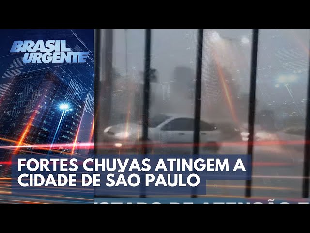 Chuvas intensas deixam São Paulo em estado de atenção | Brasil Urgente
