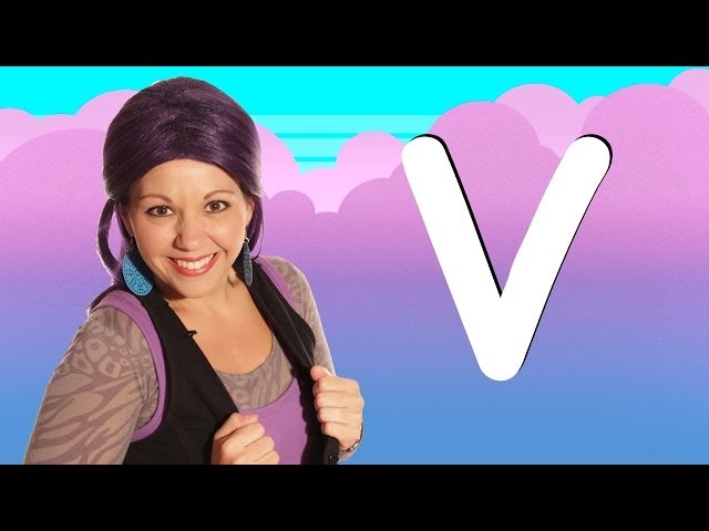 Learn ABC's - Learn Letter V | Alphabet Video on Tea Time with Tayla
