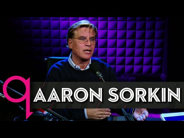 "Steve Jobs" screenwriter Aaron Sorkin in studio q