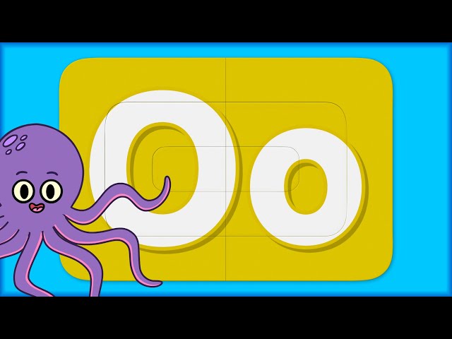 Words that start with the Letter O | Turn & Learn ABCs