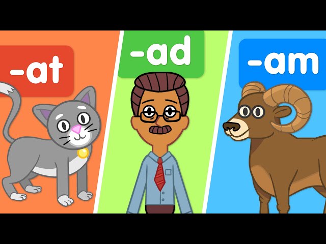 Turn & Learn: Word families that use the short “a” sound