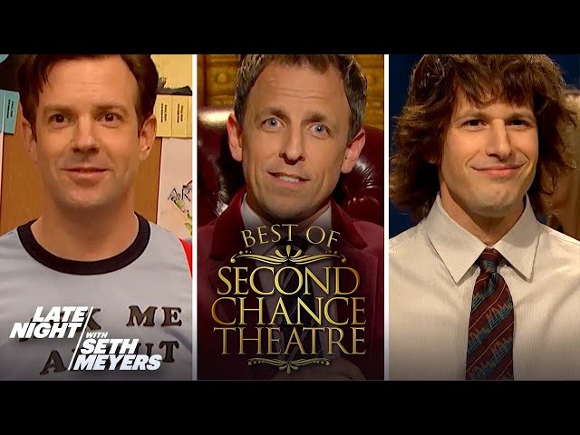 Second Chance Theatre on Late Night ft. Greta Gerwig, Jason Sudeikis and More