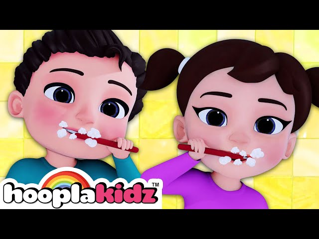 Brush Our Teeth (NEW) | 3D Nursery Rhymes for Babies | HooplaKidz