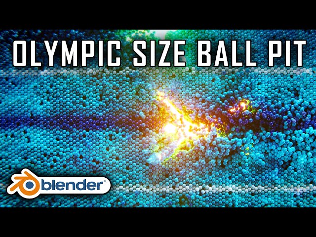 Olympic Size Ball Pit - Blender animation