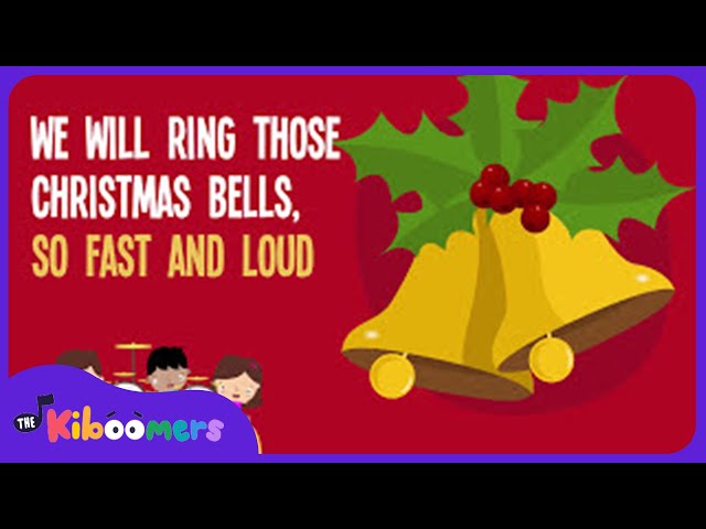 Ring Those Christmas Bells Lyric Video - The Kiboomers Preschool Songs & Nursery Rhymes