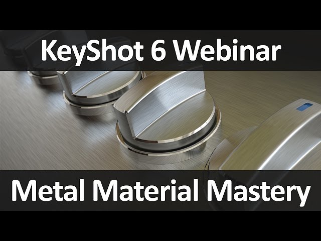 KeyShot Webinar 52: Metal Material Mastery