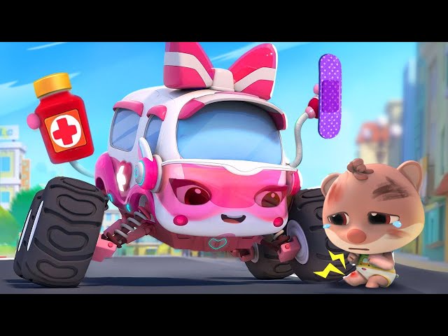 Brave Ambulance Song | Monster Truck | Car Cartoon | Kids Songs | BabyBus