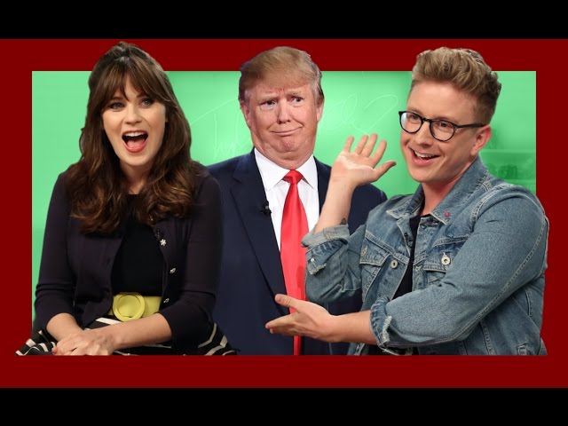 Compliment Wars with Zooey Deschanel | The Tyler Oakley Show