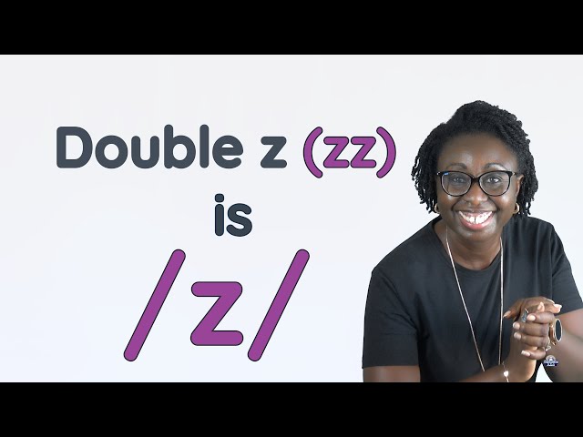 Double z(zz) is /z/ #sollyinfusion
