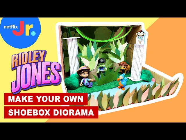 Ridley Jones Toy Diorama 📦 DIY Craft Tutorial for Kids | Netflix Jr