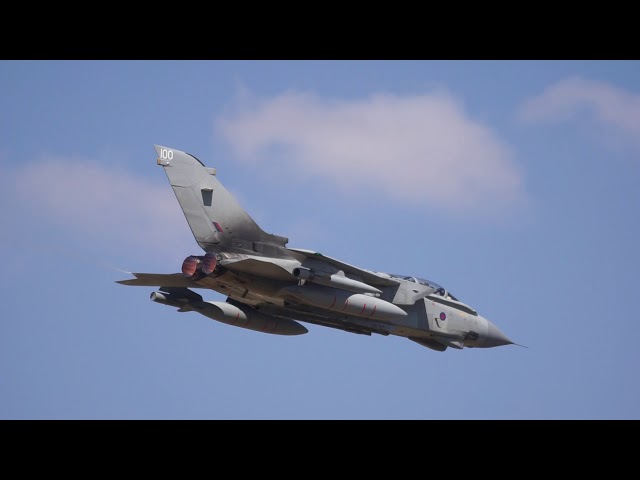 Final Royal Airforce Tornado FlyBy at RIAT 2018
