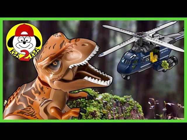 LEGO Jurassic World 2 Fallen Kingdom Dinosaur Toys COMPILATION (Treasure Hunt, Time Lapse, Volcano)