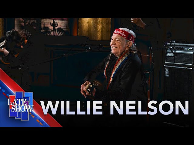 “Whiskey River” - Willie Nelson (LIVE on The Late Show)